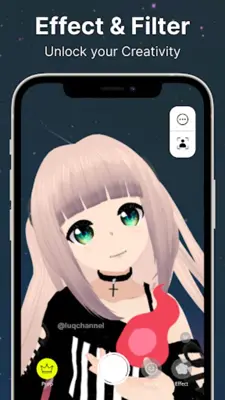 VIRTU VTuber & VRoid Camera android App screenshot 1