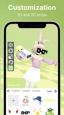 VIRTU VTuber & VRoid Camera android App screenshot 6